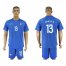 France #13 Mangala Home Soccer Country Jersey