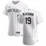 Colorado Rockies #19 Charlie Blackmon Mens Nike White Home 2020 Authentic Player MLB Jersey