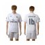 Real Madrid #16 Lucas Silva White Home Soccer Club Jersey
