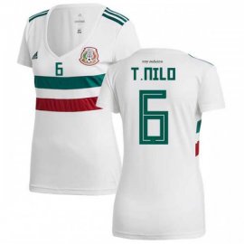 Womens Mexico #6 T.Nilo Away Soccer Country Jersey