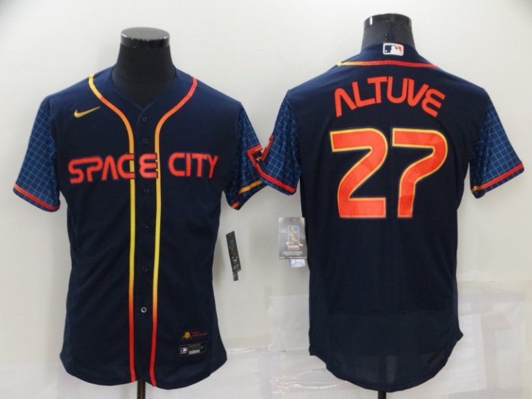 Astros 27 Jose Altuve Navy Nike 2022 City Connect Flexbase Jerseys Astros 27 Jose Altuve Navy Nike 2022 City Connect Flexbase Jerseys