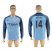 Manchester City #14 Bony Home Long Sleeves Soccer Club Jersey