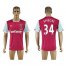 West Ham United #34 Spiegel Home Soccer Club Jersey