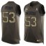 Nike Green Bay Packers #53 Nick Perry Green Mens Stitched NFL Limited Salute To Service Tank Top Jersey