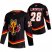 Calgary Flames #28 Elias Lindholm Black Mens Adidas 2020-21 Reverse Retro Alternate NHL Jersey