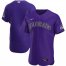Colorado Rockies Mens Nike Purple Alternate 2020 Authentic Team MLB Jersey