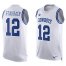 Nike Dallas Cowboys #12 Roger Staubach White Mens Stitched NFL Limited Tank Top Jersey