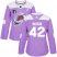Adidas Colorado Avalanche #42 Josh Manson Purple Womens 2022 Stanley Cup Final Patch Authentic Fights Cancer Stitched NHL Jersey Womens