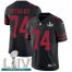 Nike San Francisco 49ers #74 Joe Staley Black Super Bowl LIV 2020 Alternate Youth Stitched NFL Vapor Untouchable Limited Jersey