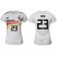 Womens Germany #23 Sane White Home Soccer Country Jersey