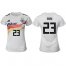 Womens Germany #23 Sane White Home Soccer Country Jersey