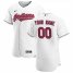 Cleveland Indians Custom Mens Nike White Home 2020 Authentic Team MLB Jersey