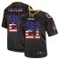 Nike Washington Football Team #21 Sean Taylor Black Mens Stitched NFL Elite USA Flag Fashion Jersey