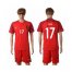 Portugal #17 Nani Home Soccer Country Jersey
