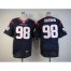 Nike Houston Texans #98 Connor Barwin Navy Blue Team Color Mens Stitched NFL Elite Jersey