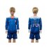 USA #76 Day Independence Day Away Long Sleeves Kid Soccer Country Jersey