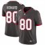 Tampa Bay Buccaneers #80 O.J. Howard Mens Nike Pewter Alternate Vapor Limited Jersey