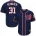 Washington Nationals #31 Max Scherzer Navy Blue Cool Base 2019 World Series Champions Stitched Youth MLB Jersey