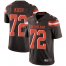 Nike Cleveland Browns #72 Eric Kush Brown Team Color Mens Stitched NFL Vapor Untouchable Limited Jersey