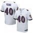 Nike Baltimore Ravens #40 Kenny Young White Mens Stitched NFL New Elite Jersey