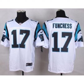 Nike Carolina Panthers #17 Devin Funchess White Mens Stitched NFL Elite Jersey