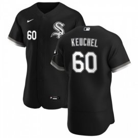 Chicago White Sox #60 Dallas Keuchel Mens Nike Black Alternate 2020 Authentic Player MLB Jersey