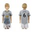 Manchester United #6 Pogba Sec Away Kid Soccer Club Jersey