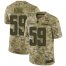 Nike Los Angeles Chargers #59 Nick Vigil Camo Mens Stitched NFL Limited 2018 Salute To Service Jersey