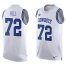 Nike Dallas Cowboys #72 Trysten Hill White Team Color Mens Stitched NFL Limited Tank Top Jersey