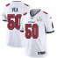 Tampa Bay Buccaneers #50 Vita Vea Mens Super Bowl LV Bound Nike White Vapor Limited Jersey