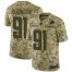 Nike Detroit Lions #91 AShawn Robinson Camo Mens Stitched NFL Limited 2018 Salute To Service Jersey