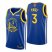Nike Golden State Warriors #3 Jordan Poole Royal Youth 2022 NBA Finals Icon Edition 75th Anniversary Diamond Swingman Jersey Youth