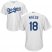 Los Angeles Dodgers #18 Kenta Maeda White Cool Base Stitched Youth MLB Jersey