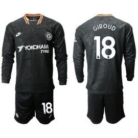 Chelsea #18 Giroud Third Long Sleeves Soccer Club Jersey