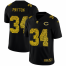 Chicago Chicago Bears #34 Walter Payton Mens Nike Leopard Print Fashion Vapor Limited NFL Jersey Black