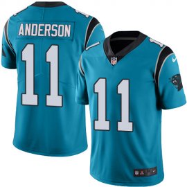 Nike Carolina Panthers #11 Robby Anderson Blue Alternate Mens Stitched NFL Vapor Untouchable Limited Jersey