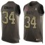 Nike Tampa Bay Buccaneers #34 Mike Edwards Green Mens Stitched NFL Limited Salute To Service Tank Top Jersey