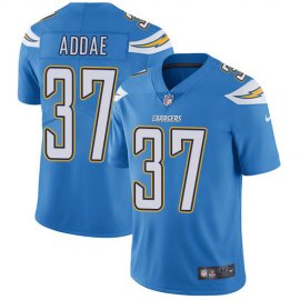 Nike Los Angeles Chargers #37 Jahleel Addae Electric Blue Alternate Mens Stitched NFL Vapor Untouchable Limited Jersey
