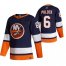 New York Islanders #6 Ryan Pulock Navy Blue Mens Adidas 2020-21 Reverse Retro Alternate NHL Jersey