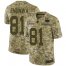 Nike New York Jets #81 Quincy Enunwa Camo Mens Stitched NFL Limited 2018 Salute To Service Jersey