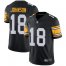 Nike Pittsburgh Steelers #18 Diontae Johnson Black Alternate Mens Stitched NFL Vapor Untouchable Limited Jersey