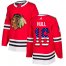 Adidas Chicago Blackhawks #16 Bobby Hull Red Home Authentic USA Flag Stitched NHL Jersey