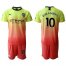 Manchester City #10 Kun Aguero Away Soccer Club Jersey