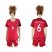 Womens Portugal #6 Carvalho Home Soccer Country Jersey