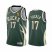 Nike Milwaukee Bucks #17 P.J. Tucker 2021 NBA Finals Champions Swingman Earned Edition Jersey Green Mens