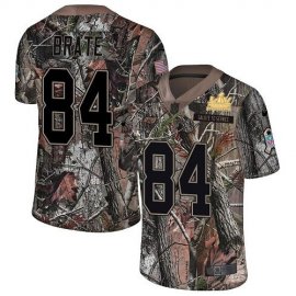 Nike Tampa Bay Buccaneers #84 Cameron Brate Camo Mens Super Bowl LV Champions Patch Stitched NFL Limited Rush Realtree Jersey