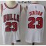 Mens Nike Chicago Bulls #23 Michael Jordan White NBA Authentic Association Edition Jersey