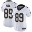 Nike New Orleans Saints #89 Josh Hill White Womens Stitched NFL Vapor Untouchable Limited Jersey