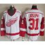 Detroit Red Wings #31 Curtis Joseph White CCM Throwback Stitched NHL Jersey
