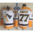 Pittsburgh Penguins #77 Paul Coffey White/Yellow CCM Throwback 2017 Stanley Cup Finals Champions Stitched NHL Jersey